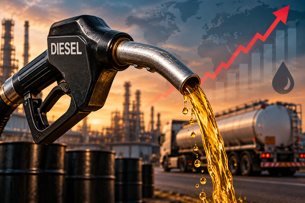 Deficitul global de motorină poate persista până în 2027, avertizează AIE