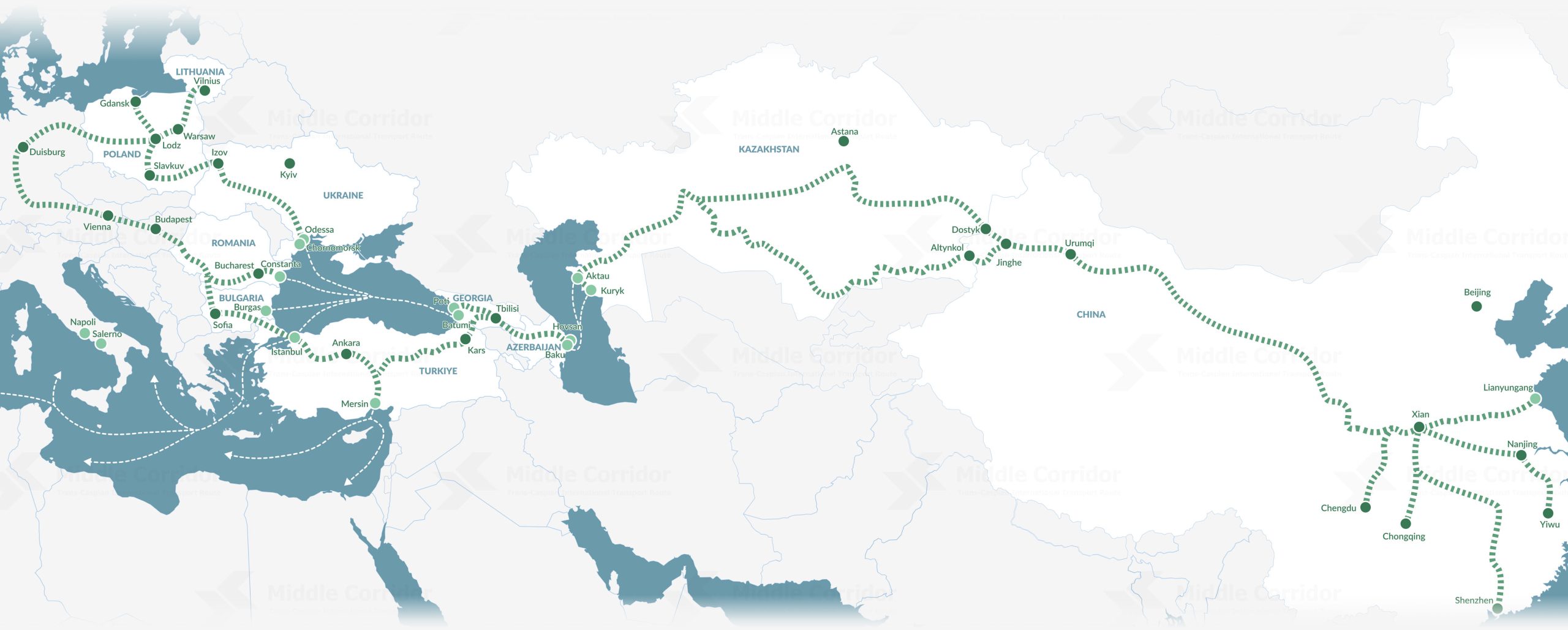 Creștere masivă pe Coridorul Transcaspic: Kazahstan și Azerbaidjan extind flotele maritime