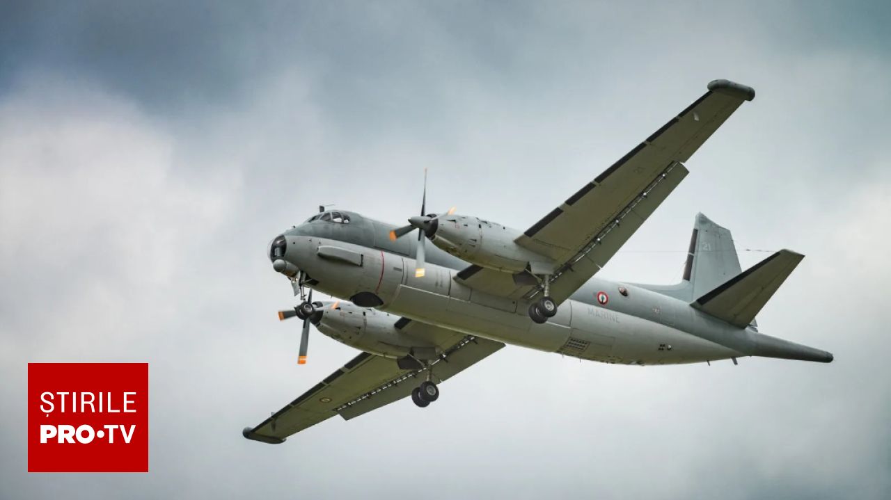 Prezența franceză în Marea Neagră: Avionul Atlantique 2 monitorizează apele din regiune