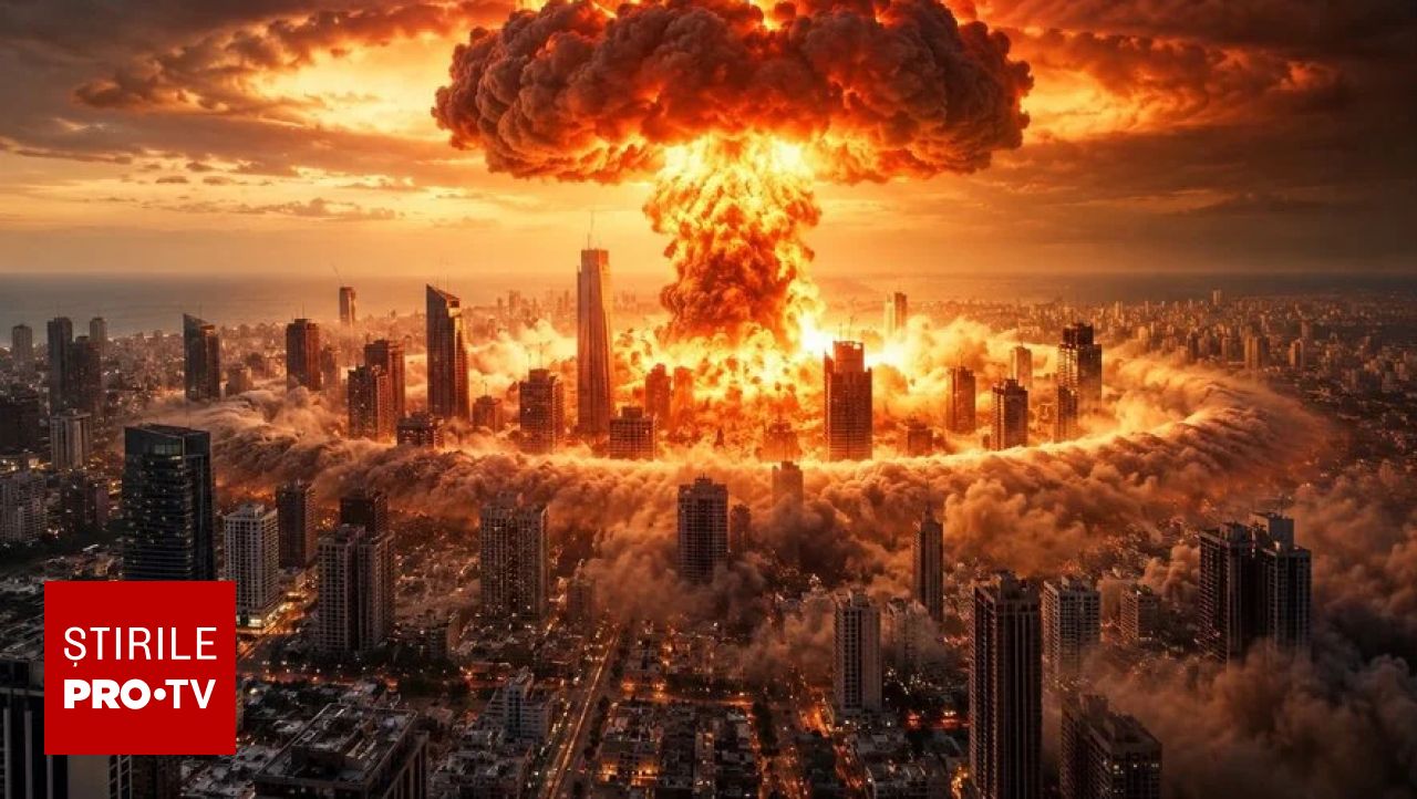 Netanyahu folosește imagini AI cu o explozie nucleară pentru a avertiza electoratul israelian
