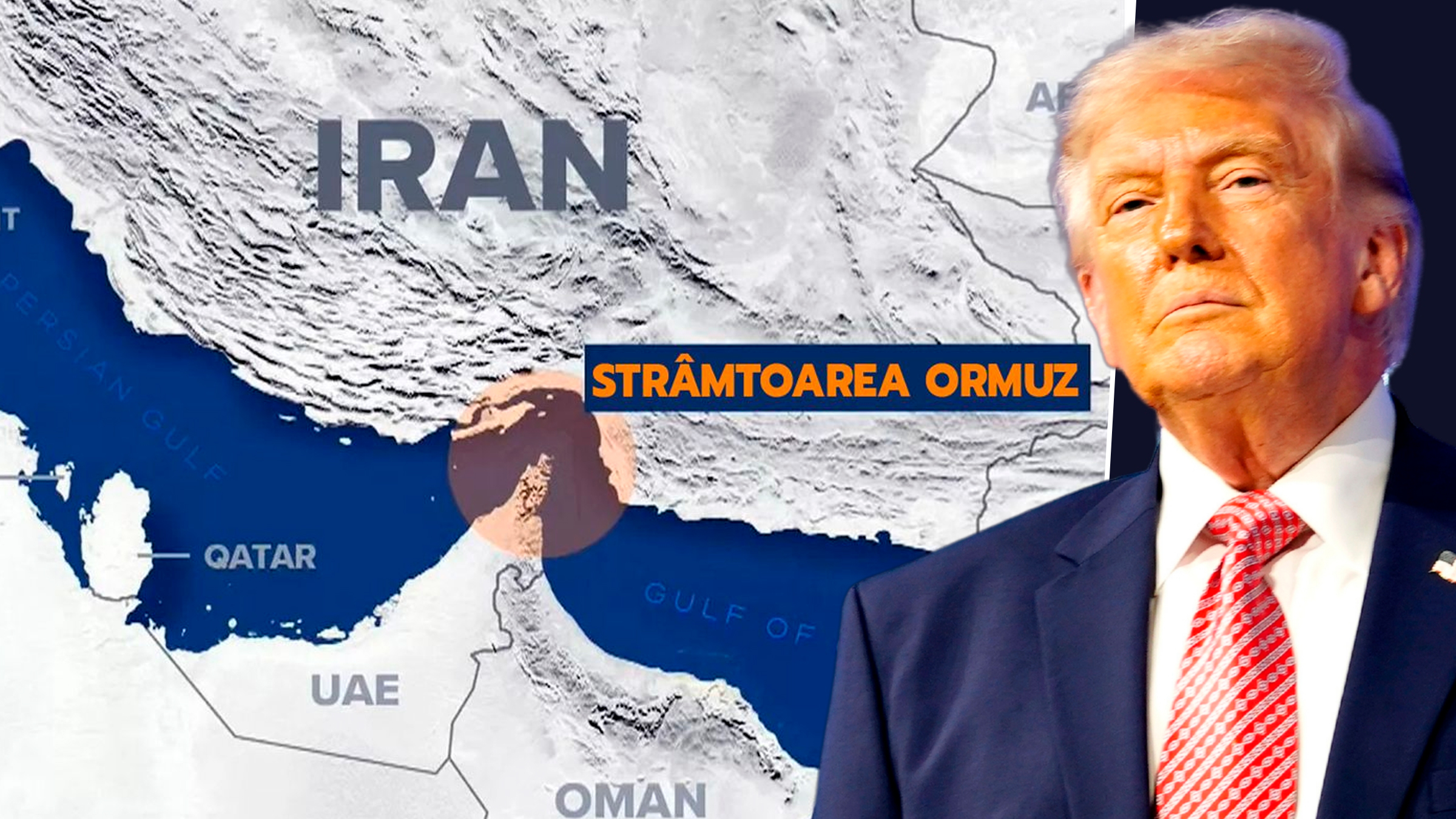 Donald Trump propune redenumirea Strâmtoarei Ormuz în „Trump Strait” pe o hartă publicată pe Truth Social