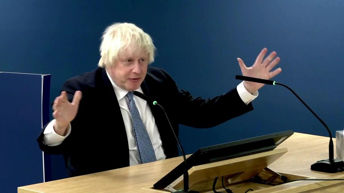 Boris Johnson critică Rusia după atacul cu dronă asupra unui tren de pasageri lângă granița cu Polonia
