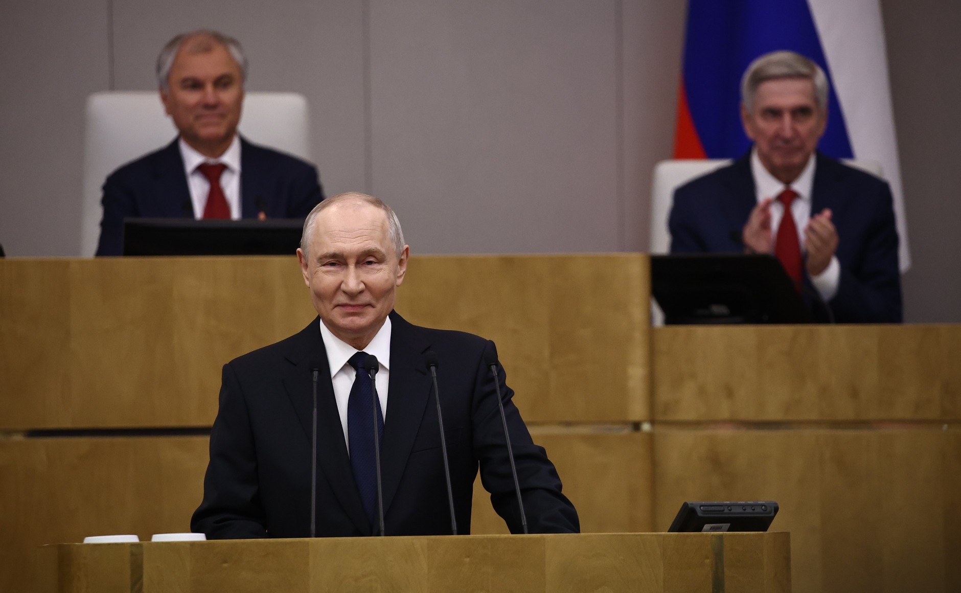 Putin la prima ședință a Dumei: Rusia nu poate fi înfrântă și refuză ajutorul extern