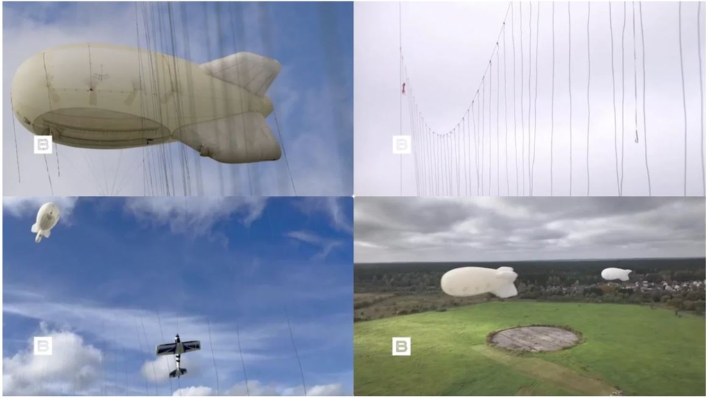 Rusia testează un sistem de apărare împotriva dronelor bazat pe baloane și cabluri de kevlar