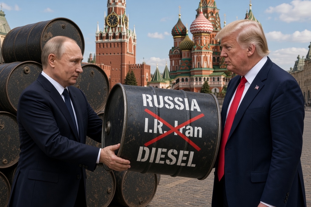 Acuzații privind sursa motorinei livrate SUA: Rusia ar putea revinde combustibil iranian lui Trump