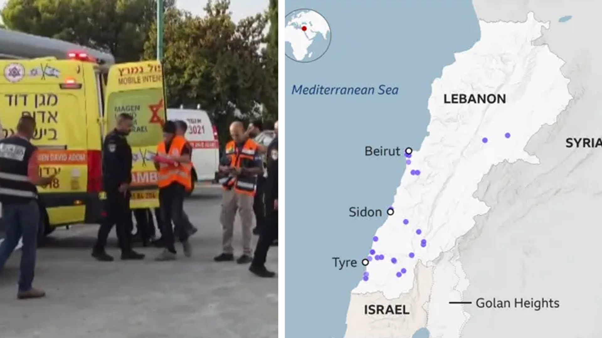 Explozie în nordul Israelului: cel puțin 20 de răniți în urma detonării unei muniții lângă frontiera cu Libanul